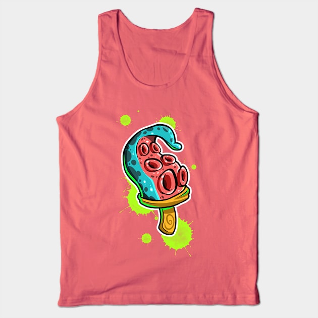 Octopus Ice Cream Tank Top by blakvetal